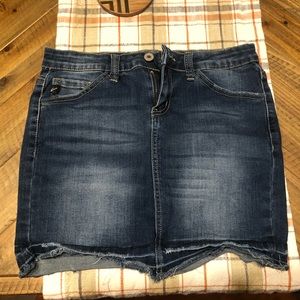 Denim skirt